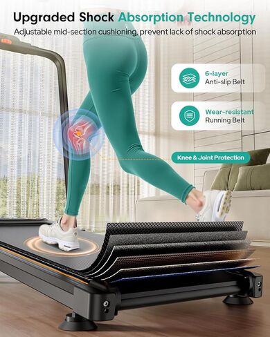 جهاز مشي قابل للطي مع ميل بنسبة 12%، جهاز مشي 6 في 1 قابل للطي مع شريط مقبض للمنزل/المكتب، وسادة مشي محمولة تحت المكتب مع تطبيق، ترقية 3.5 حصان منخفض الضوضاء، جهاز تحكم عن بعد وشاشة LED، in Kuwait