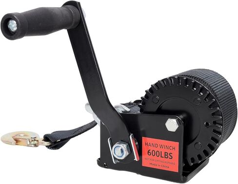 ونش يدوي بوزن 600 رطل مع كابل فولاذي بطول 26 قدمًا، ونش مقطورة قارب عالي التحمل، ونش يدوي بسقاطة 3.1:1 ثنائي الاتجاه للقوارب والمركبات ATV ومقطورة المرافق in Kuwait