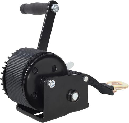 ونش يدوي بوزن 600 رطل مع كابل فولاذي بطول 26 قدمًا، ونش مقطورة قارب عالي التحمل، ونش يدوي بسقاطة 3.1:1 ثنائي الاتجاه للقوارب والمركبات ATV ومقطورة المرافق in Kuwait