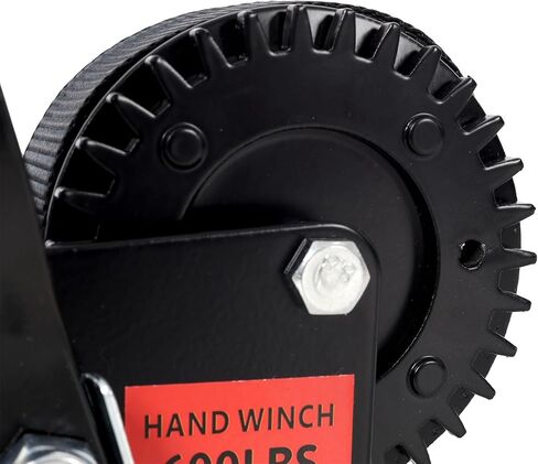 ونش يدوي بوزن 600 رطل مع كابل فولاذي بطول 26 قدمًا، ونش مقطورة قارب عالي التحمل، ونش يدوي بسقاطة 3.1:1 ثنائي الاتجاه للقوارب والمركبات ATV ومقطورة المرافق in Kuwait