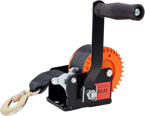 ونش يدوي بوزن 600 رطل مع حزام بطول 19.6 قدم، ونش مقطورة قارب عالي التحمل، ونش يدوي بسقاطة 3.1:1 في اتجاهين للقوارب والمركبات ATV ومقطورة المرافق in Kuwait