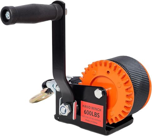 ونش يدوي بوزن 600 رطل مع حزام بطول 19.6 قدم، ونش مقطورة قارب عالي التحمل، ونش يدوي بسقاطة 3.1:1 في اتجاهين للقوارب والمركبات ATV ومقطورة المرافق in Kuwait