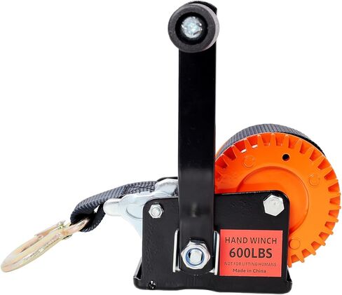 ونش يدوي بوزن 600 رطل مع حزام بطول 19.6 قدم، ونش مقطورة قارب عالي التحمل، ونش يدوي بسقاطة 3.1:1 في اتجاهين للقوارب والمركبات ATV ومقطورة المرافق in Kuwait