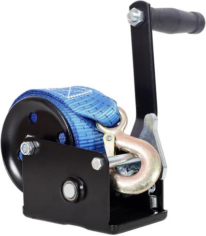 ونش مقطورة قارب 800 رطل، ونش يدوي عالي التحمل مع حزام وخطاف بطول 19.6 قدم، نسبة تروس 3.1:1 ونش يدوي بسقاطة في اتجاهين للقارب، ATV، المقطورة والتزلج النفاث in Kuwait