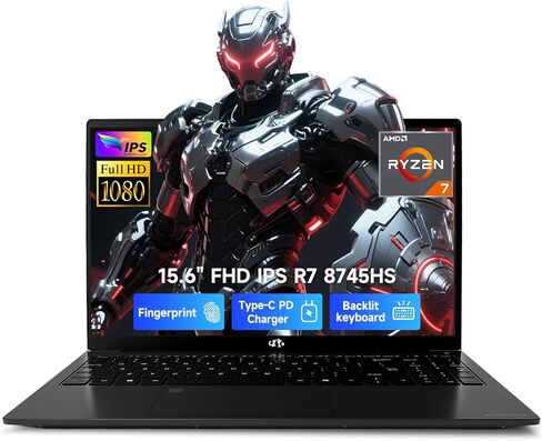 NIMO 15.6" IPS FHD-Business-Laptop, Intel 6 Core i3-1215U 16GB RAM 1TB SSD (Beat i5-1135G7, Up to 4.4GHz) Computer with Backlit Keyboard Fingerprint 65W Type C Wi-Fi 6 Numpad Win 11 in Kuwait