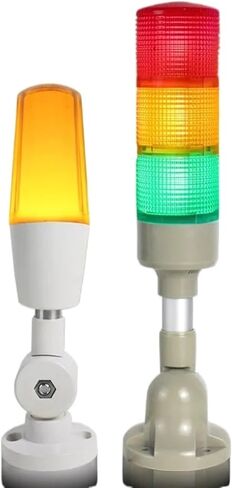 Industrial Multilayer Stack Light 24V/220VSignal Tower Safety Alarm Light Foldable Buzzer Caution Warning Lamp for C.NC Machine(506 with Buzzer 24V) in Saudi Arabia