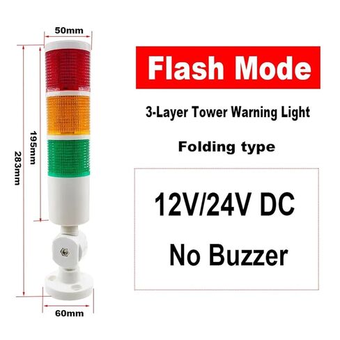 Multi Layer Warning Light Machine Tool Three Color LED Signal Lighthouse Sound Alarm(Steady-Sound 220V) in Saudi Arabia