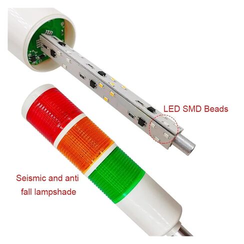 Multi Layer Warning Light Machine Tool Three Color LED Signal Lighthouse Sound Alarm(Steady-Sound 220V) in Saudi Arabia