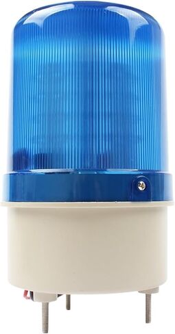 أحمر أصفر أخضر أزرق LED مصباح تحذير منارة دوار للصناعة LTE-1101J DC12/24V AC110V 220V مع صوت/بدون صفارة (أصفر بدون صوت، DC12V) in Saudi Arabia