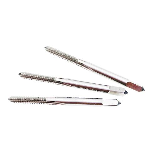 6-32 Tap Set Thread RH Straight Fluted 3 Piece Right Hand 6X32 Tap Threading, 6-32 Thread Tap 6 X 32 Straight Tap 3 Flute Cutting Machine High Speed Steel HSS in Saudi Arabia