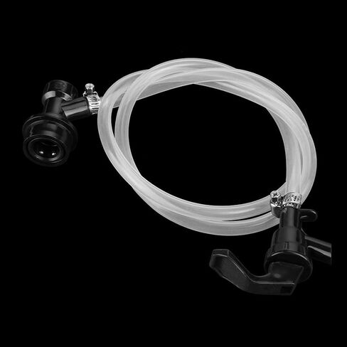 Premium Beer Line Kit with Party Picnic Tap and Ball Lock Disconnect for Kegs Outdoor Events and Home Brewing Transparent 50cm or 100cm Length (100 cm/48 inch) in Saudi Arabia