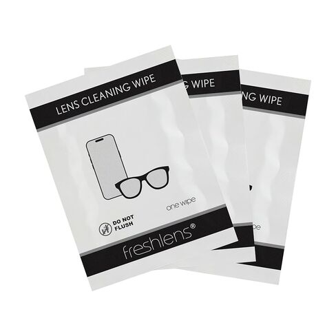 Freshends Lens Cleaning Wipes - 50 Soft & Lint Free Towelettes - Eye Glass Cleaners Individual Packets - Pre-Moistened Lens Wipes For Eyeglasses, Tablets, Camera & Cellphone Screens in Saudi Arabia