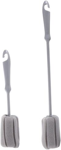 Cup Brush Long Handle PP Kitchen Gadgets Bar Tool Home Mug Sponge Cleaning Tools(Short Handle) in Saudi Arabia