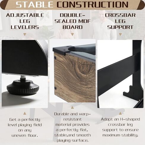 4.5FT Folding Pool Table with LED Lights, Portable Billiard Table with Built-in Cue & Ball Storage, Indoor Compact Game Table for Adults & Kids Home, Game Room, Includes Full Accessories in Kuwait