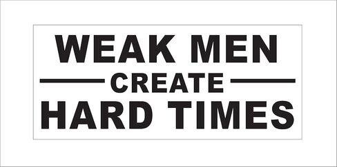 الرجال الضعفاء يصنعون أوقاتًا عصيبة ضد بايدن / برو ترامب - ملصق Desantis 2024 in Kuwait