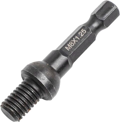 Self Tapping Socket Adapter, 1/4 Inch Hex Shank M6/M8/M10 Hanger Bolt & Threaded Insert Driver Tool Set for Power Drill, Chrome Vanadium Steel Construction, 2 Pcs(M8) in Saudi Arabia