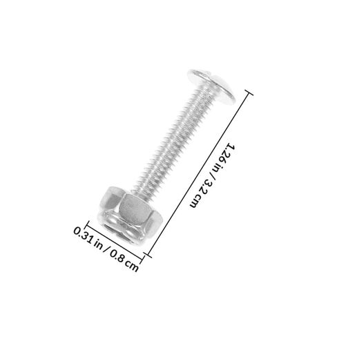 TOYANDONA 10pcs Foosball Table Player Screws Nuts Metal Fasteners for Game Table Hardware Replacement Parts in Saudi Arabia