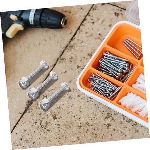 TOYANDONA 10pcs Foosball Table Player Screws Nuts Metal Fasteners for Game Table Hardware Replacement Parts in Saudi Arabia