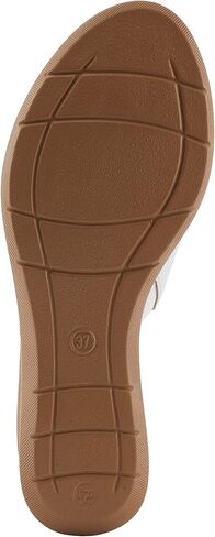 Spring Step Women's JOLINA Slip-On Wedge Sandals - Italian Leather, Stretch Goring, Faux Wood Design in Saudi Arabia