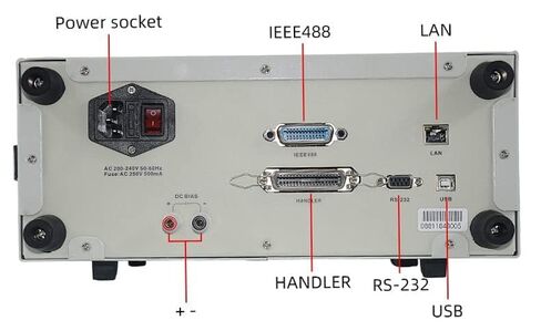 High Frequency LCR Meter Tester Benchtop LCR Digital Electric Bridge with Range 10Hz-1MHz Resolution 1mHz Cp-D/Q/G/Rp,Cs-D/Q/Rs,Lp-D/Q/G/Rp,Ls-D/Q/Rs,Rs-Xs,|Z|-θr,|Z|-θd,|Y|-θr,|Y|-θd,G-B in Saudi Arabia