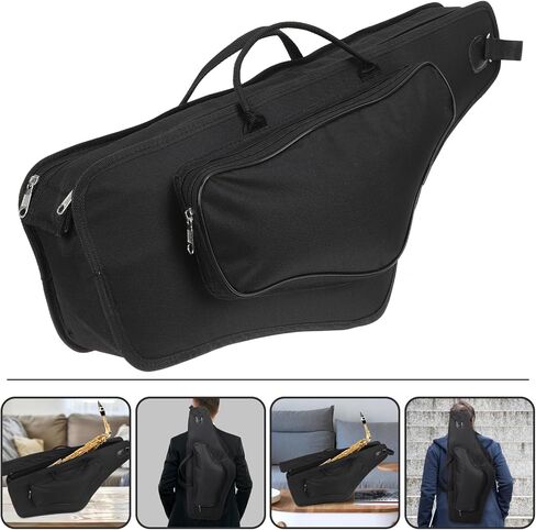 حقيبة ألتو ساكسفون مبطنة مضادة للصدمات مع أشرطة كتف سميكة حقيبة أدوات تخزين ألتو ساكس العالمية للسفر والتمرين in Kuwait