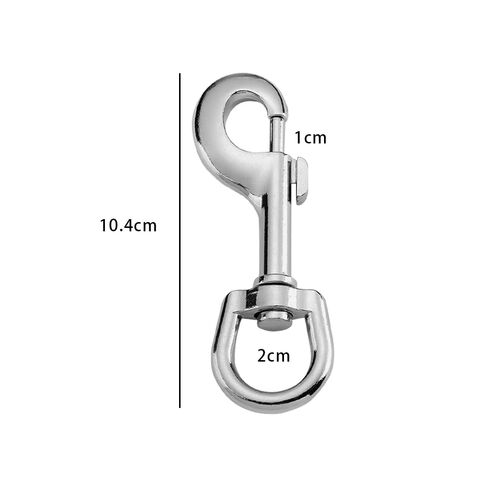 خطافات تثبيت دوارة من الفولاذ المقاوم للصدأ مقاس 4.1 بوصة - خطافات شديدة التحمل ومشابك دوارة للغوص، وحبل سارية العلم، ومقود الكلب، وحزام الكاميرا (عبوتان) in Kuwait