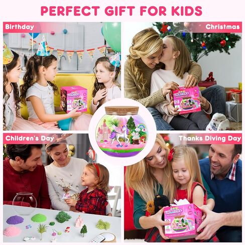 RONSTONE Dinosaur Toys for Boys - Dinosaur Terrarium Kit for Kids - Christmas Birthday Gifts for Boys Ages 4 5 6 7 8 Year Old - Light Up DIY Dinosaur Arts and Crafts for Boy and Kids in Kuwait