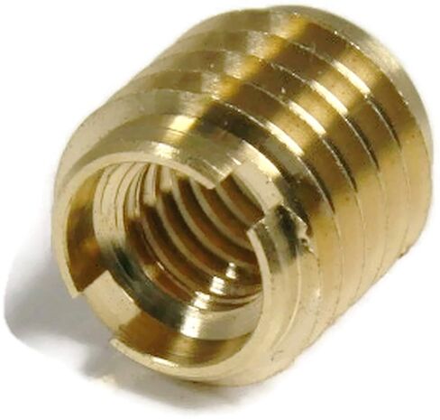 Brass Thread Inserts for Wood - Threaded Inserts #10-32 x .500 Qty 25 in Saudi Arabia