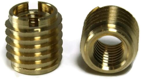 Brass Thread Inserts for Wood - Threaded Inserts #10-32 x .500 Qty 25 in Saudi Arabia