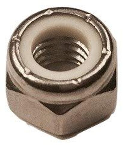 6-32 Nylon Insert Lock Nut 18-8 Stainless Steel (304) Pack of 100 in Kuwait