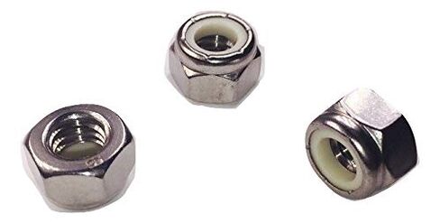 6-32 Nylon Insert Lock Nut 18-8 Stainless Steel (304) Pack of 100 in Kuwait