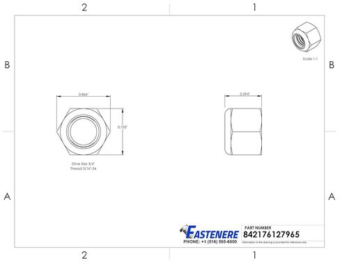 صواميل قفل سداسية من النايلون من Fastenere - 1/2 بوصة - 13 (50 قطعة) من سبائك النحاس الصلب درجة 360، لمسة نهائية سادة، مقاومة للتآكل، صواميل أجهزة متعددة الاستخدام - تثبيت آمن مع محرك مقبس سداسي in Saudi Arabia