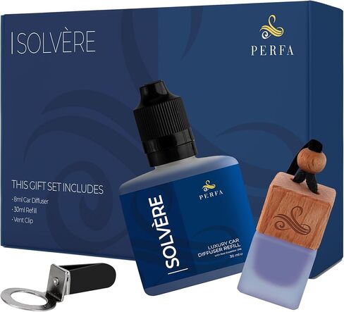 Savage Car Air Freshener for Men | Car Scents Air Freshener with Sauvage Fragrance | Strong Car Perfume Air Freshener with Odour Eliminating Technology | Car Air Freshener by Perfa in Saudi Arabia