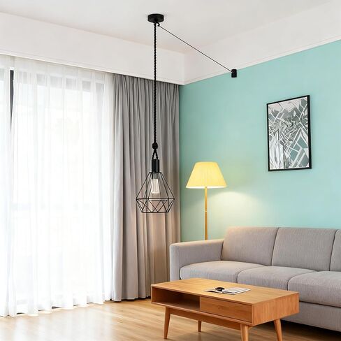 4 Pcs Ceiling Hooks for Hanging Lights Black Light Hanging Hooks Metal Swag Hook for Pendant Light Hook DIY Lamp Hang Electric Wire Cable Cord Chandelier Fixture Hardware Wall Office Nightstand in Saudi Arabia