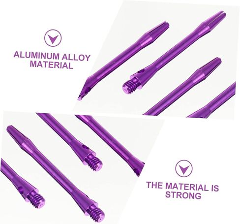 Hemoton 12Pcs Aluminum Alloy Stems with Thread Durable Replacement Shafts for Premium Quality for Throwing Accessories in Saudi Arabia