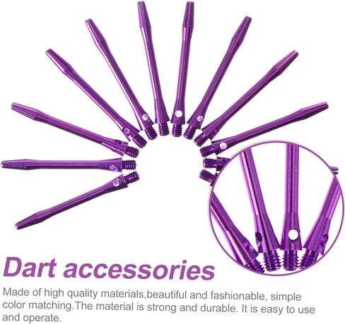 Hemoton 12Pcs Aluminum Alloy Stems with Thread Durable Replacement Shafts for Premium Quality for Throwing Accessories in Saudi Arabia