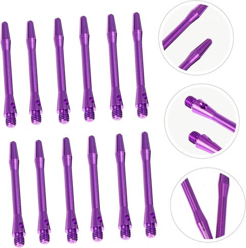 Hemoton 12Pcs Aluminum Alloy Stems with Thread Durable Replacement Shafts for Premium Quality for Throwing Accessories in Saudi Arabia