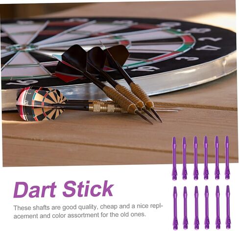 Hemoton 12Pcs Aluminum Alloy Stems with Thread Durable Replacement Shafts for Premium Quality for Throwing Accessories in Saudi Arabia