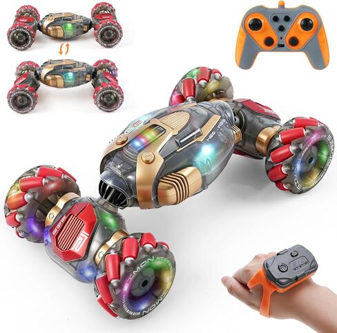 الإيماءات استشعار عن بُعد سيارة مسيرة للسيطرة على الأطفال الذين تتراوح أعمارهم بين 6 7 8-12-أفضل هدايا عيد ميلاد ل 6 7 8 9 10 11 12 13+ أولاد ، 2.4 جيجا هرتز 4WD على الطرق الوعرة مع الأضواء والموسيقى in Kuwait