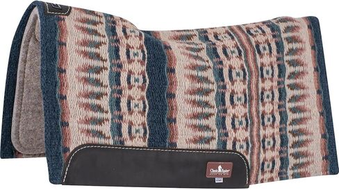 وسادة علوية بطانية كونتور من Classic Equine ESP، 3/4 بوصة، طاووس بحري، 32 × 34 in Saudi Arabia