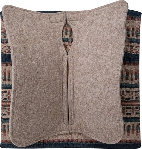 وسادة علوية بطانية كونتور من Classic Equine ESP، 3/4 بوصة، طاووس بحري، 32 × 34 in Saudi Arabia