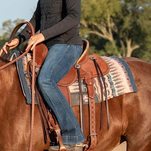 وسادة علوية بطانية كونتور من Classic Equine ESP، 3/4 بوصة، طاووس بحري، 32 × 34 in Saudi Arabia