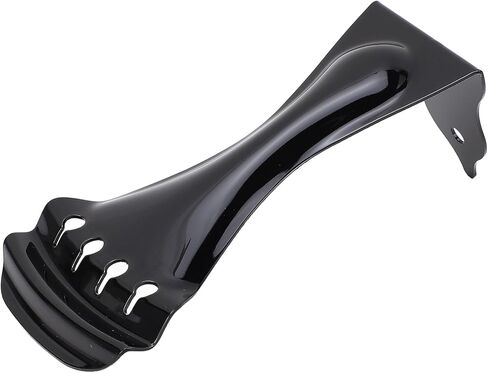Gavigain Guitar Bent Tailpiece Metal Guitar Tailpiece for 4 Strings for All Wooden or Steel Resonator Guitars Black, 4.59 X 1.55 X 2.07in in Saudi Arabia