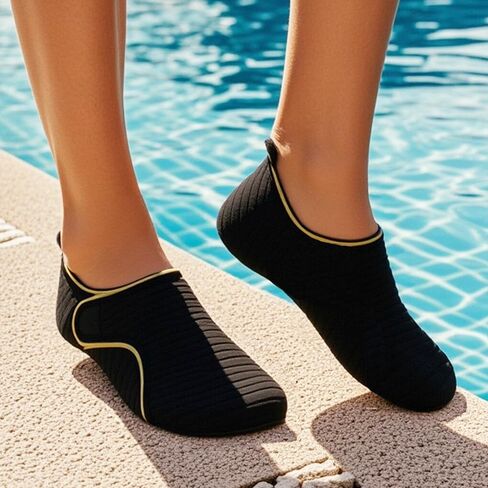 Men Women Water Shoes Soft Beach Swim Shoes Anti-Slip Barefoot Sock Shoes Aqua Shoes in Saudi Arabia