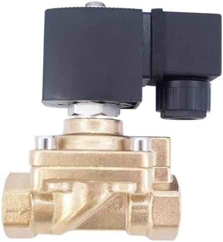 JT5241015 50bar Air Compressor Injection Valve Gas Solenoid Valve 1/2inch NC Diaphragm Brass Water Valve for Blowing Machine 1Pcs(Silver) in Saudi Arabia