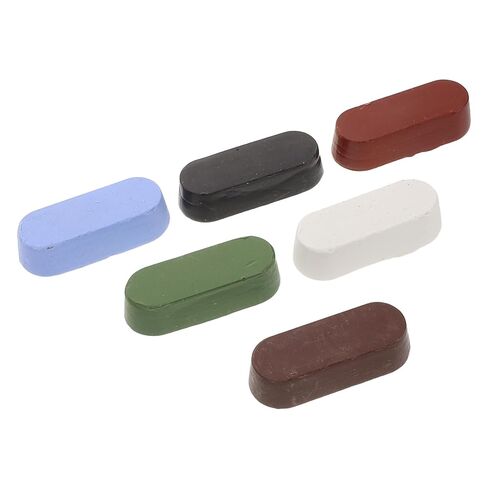 6pcs Metal Polishing Wax Set with Buffing Paste for Stainless Steel Jewelry and Car, Multi-Color Professional Polishing Compound for Scratch Removal and Surface Restoration in Saudi Arabia