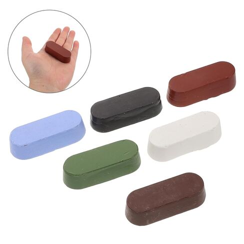 6pcs Metal Polishing Wax Set with Buffing Paste for Stainless Steel Jewelry and Car, Multi-Color Professional Polishing Compound for Scratch Removal and Surface Restoration in Saudi Arabia