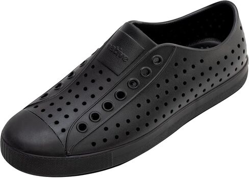 Native Shoes Unisex-Adult Jefferson Lightweight Fashion Sneaker, Jiffy Black/Jiffy Black, 10 Men/12 Women in Saudi Arabia