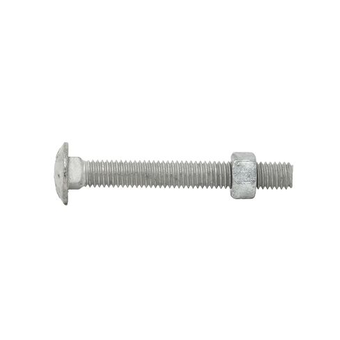 1/2"-13 x 16 (25 Pack) Hot Dipped Galvanized Carriage Bolt Kit Grade 307A, Includes 1/2"-13 Hex Nuts (25 pcs) for Exterior Use- by Fastener Depot in Saudi Arabia