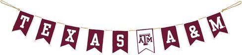 Texas A&M University Tailgate Banner by Hanna’s Handiworks – Lightweight Pre-Strung Fabric Decoration for Indoor or Outdoor – Represent your NCAA College & Show Team Spirit with Aggie Fan Décor in Saudi Arabia